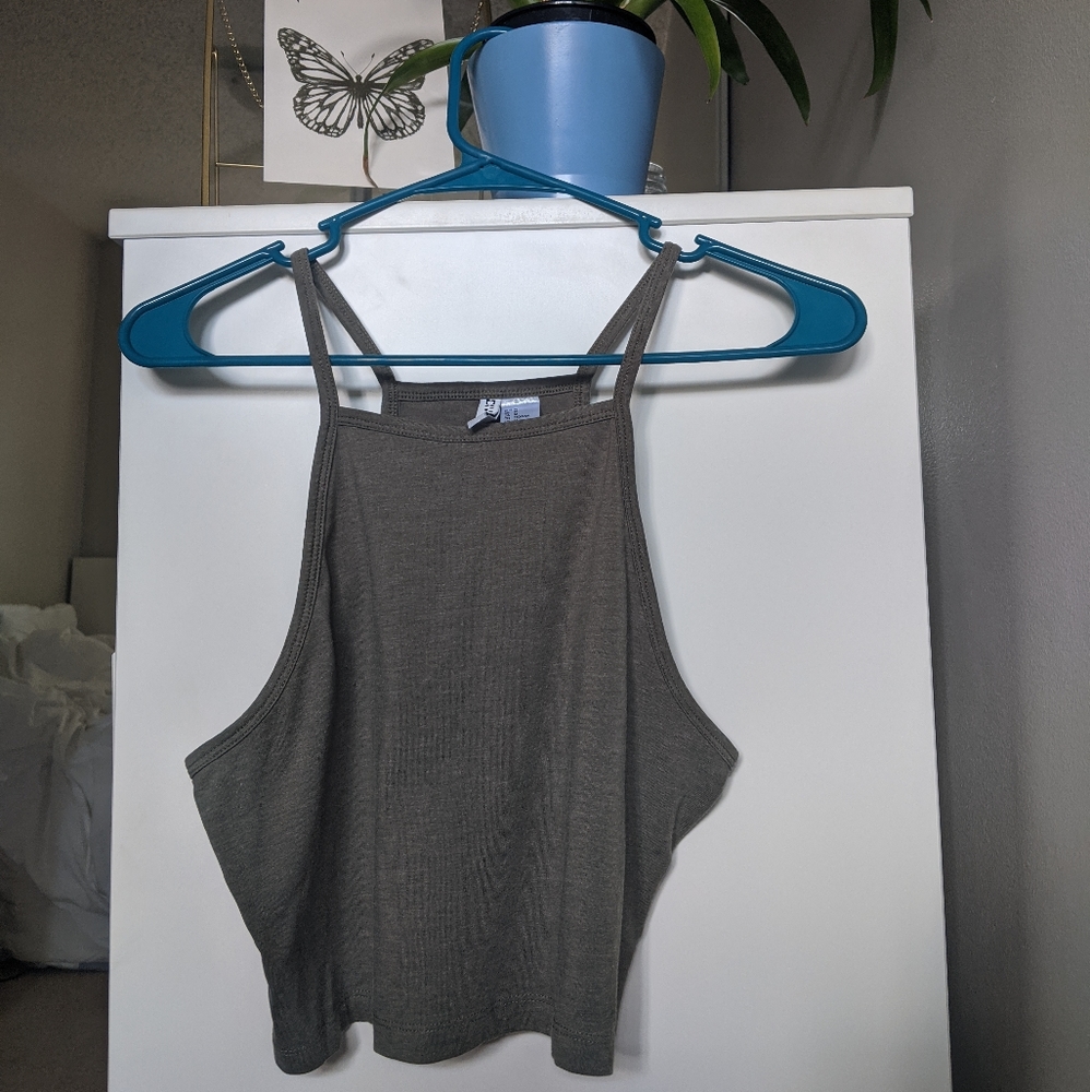 3/$25 Green tank top